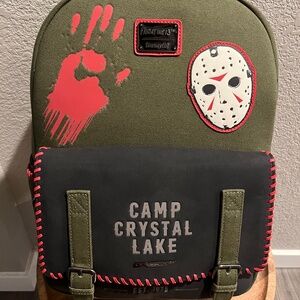 Friday the 13th Camp Crystal Lake Canvas Full-Size Backpack